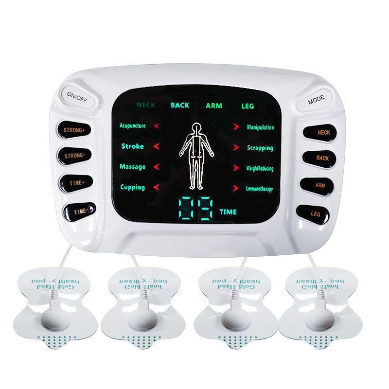 Tens Pain Relief Unit - Профессиональный двухканальный TENS-стимулятор мышц с 8