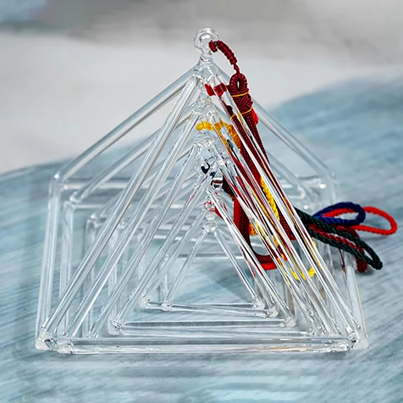Healing Crystal Set - 3-8 дюймов Кристалл Пение Пирамида Йога