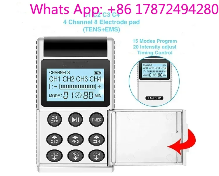 Tens Pain Relief Unit - Аппарат для электростимуляции TENS/EMS, 7000, 4
