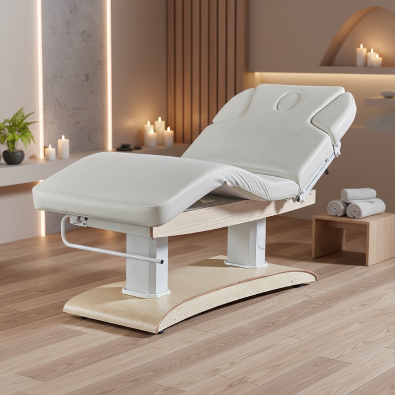 Health Wellness Clinic - Электрическая массажная кровать из синтетической кожи