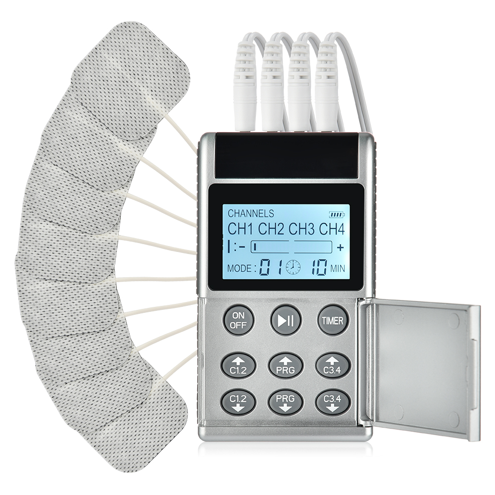 Tens Pain Relief Unit - 8 электродных подушечек, 15 режимов, здравоохранение,