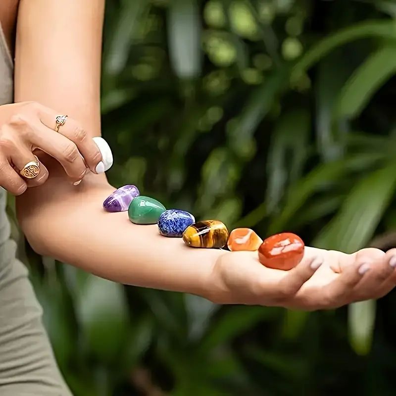 7-чабра, натуральные хрустальн – обзор и цена Healing Crystal Set