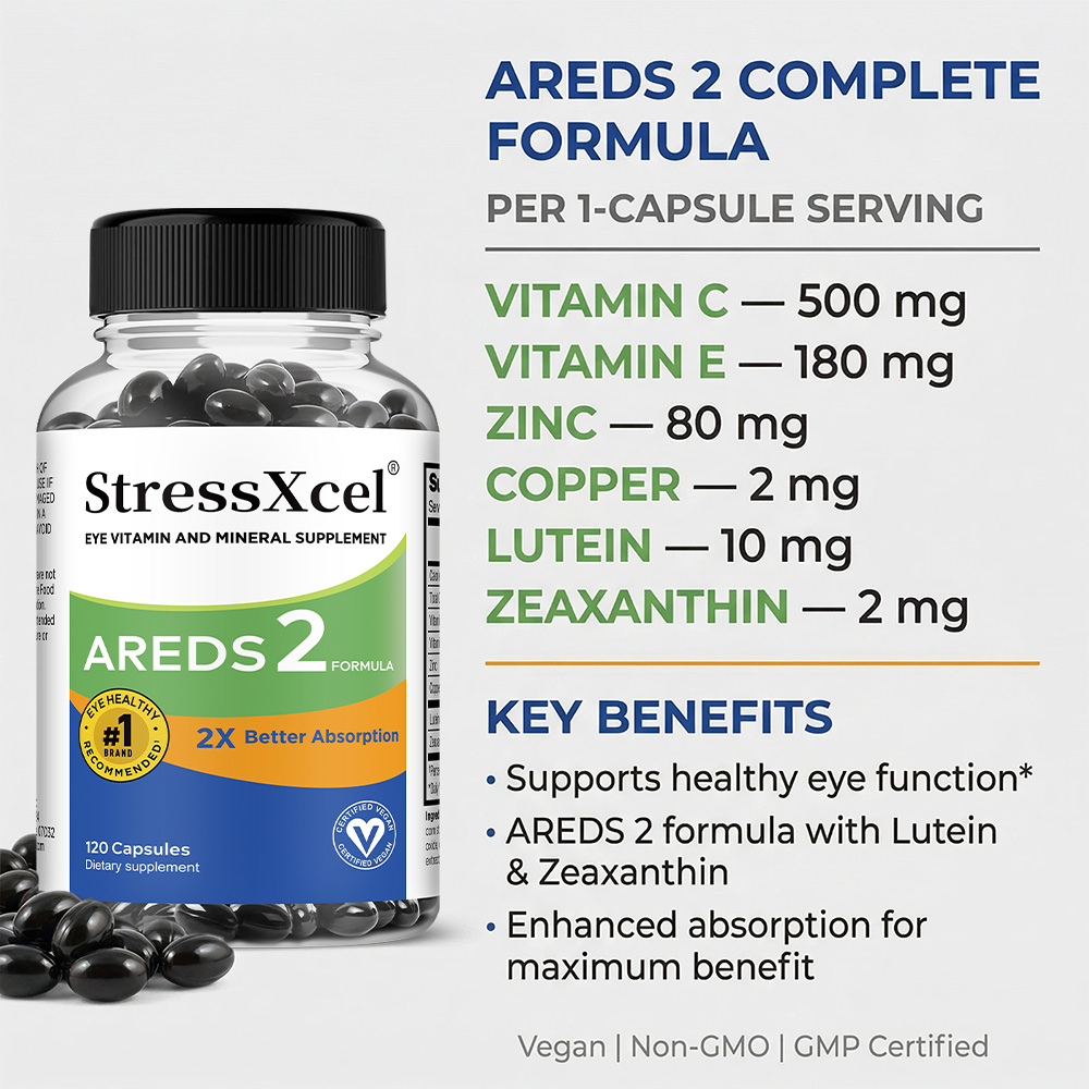 Капсулы для глаз AREDS 2, люте – обзор и цена Health Wellness Usa