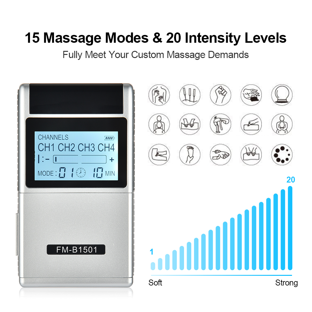 8 электродных подушечек, 15 ре – обзор и цена Tens Pain Relief Unit