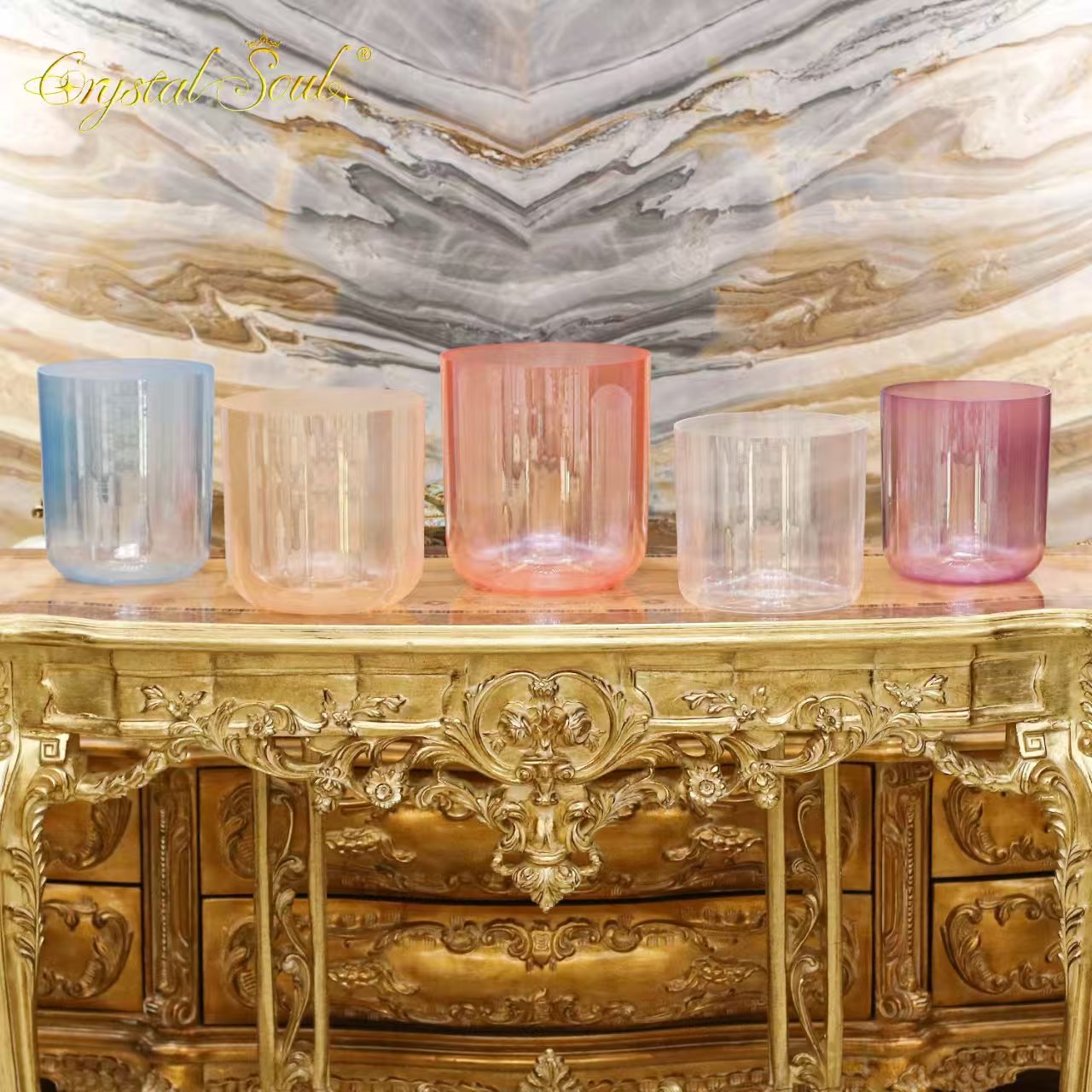 Набор хрустальных поющих чаш C – обзор и цена Healing Crystal Set